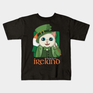 Ireland Neko Kids T-Shirt